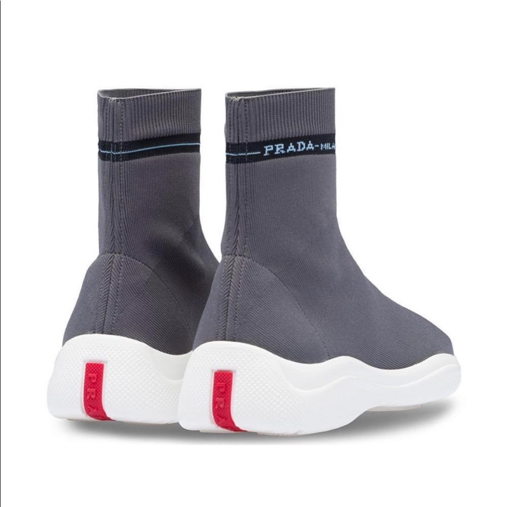 Size 39 brand new in box prada sock trainers